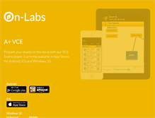 Tablet Screenshot of on-labs.com
